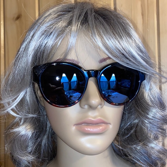 Guras Accessories - Polarized Flat 6” x 3 1/4” Half Tortoise Shell Fit Over Sunglasses Case